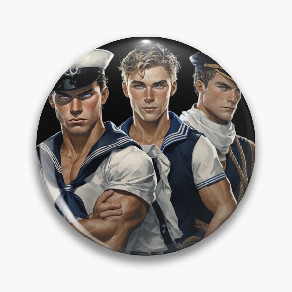 Item preview, Ship Shape Sailors Navy Gay Pride Graphic Design designed and sold by ItsAKinkThing.