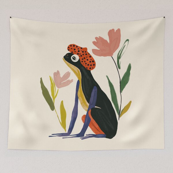 Item preview, Parisian Frog  designed and sold by ArtsySesta.