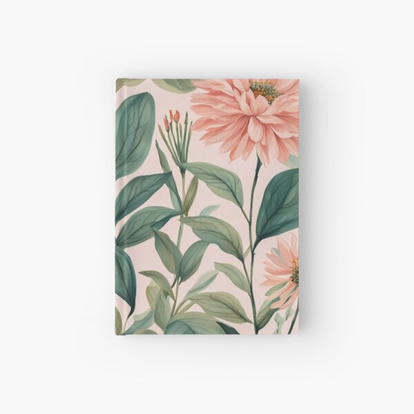 Item preview, Bohemian Chic Pink Peach Pastel Floral, Botanical Spring Subdued Flowers, Blush Blossom Pink Garden Painting designed and sold by MyArt23.