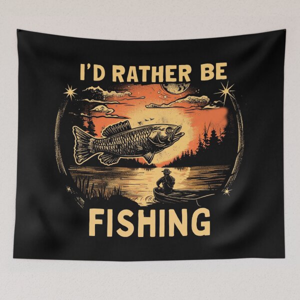 Item preview, I’D Rather Be Fishing designed and sold by Myra365Art.