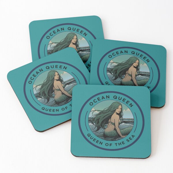 Item preview, Queen mermaid-circle-Sirenasworld-La Sirena-Loteria designed and sold by SirenasWorld.