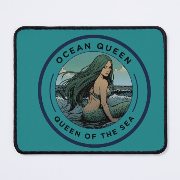 Item preview, Queen mermaid-circle-Sirenasworld-La Sirena-Loteria designed and sold by SirenasWorld.