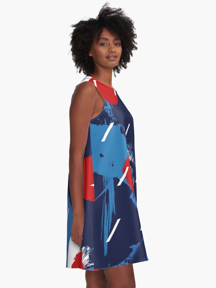 Thumbnail 2 of 4, A-Line Dress, Rule Britania designed and sold by HoopandHoller.