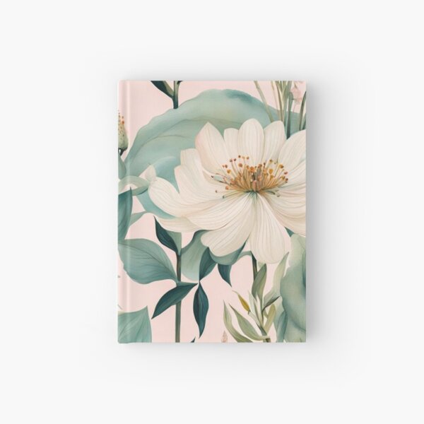 Item preview, Bohemian Chic Pink Peach Pastel Floral, Botanical Spring Subdued Flowers, Blush Blossom Pink Garden Painting designed and sold by MyArt23.