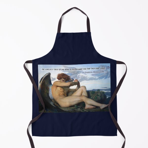 Item preview, Charles Pierre Baudelaire:  the loveliest trick of the Devil is to persuade you that they don’t exist! designed and sold by artbleed.