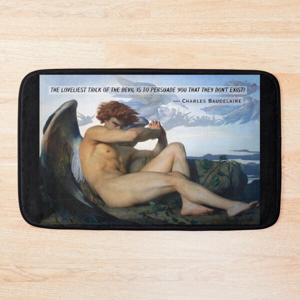 Item preview, Charles Pierre Baudelaire:  the loveliest trick of the Devil is to persuade you that they don’t exist! designed and sold by artbleed.