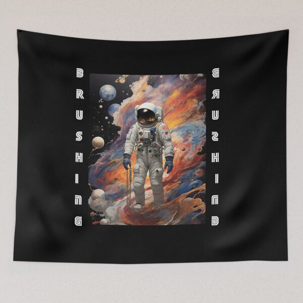 Item preview, Astronaut Brushing the world designed and sold by MrAstronaut1.