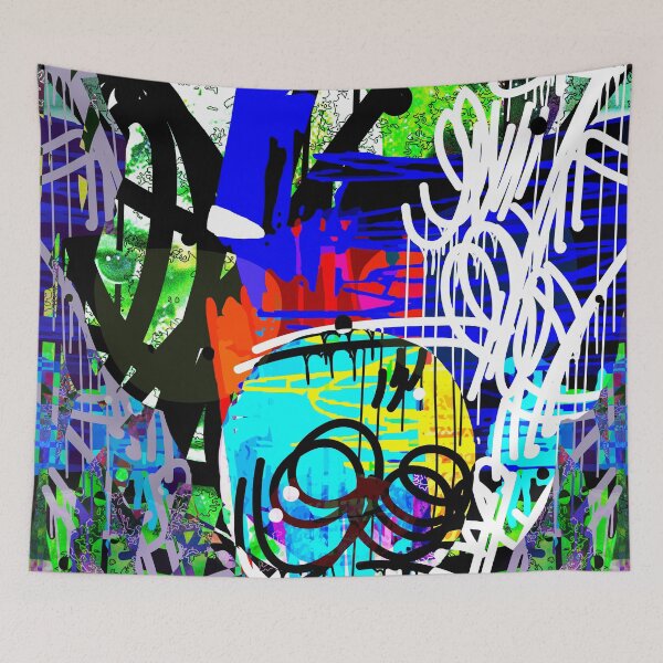 Item preview, Abstract Graffiti designed and sold by blackink-design.