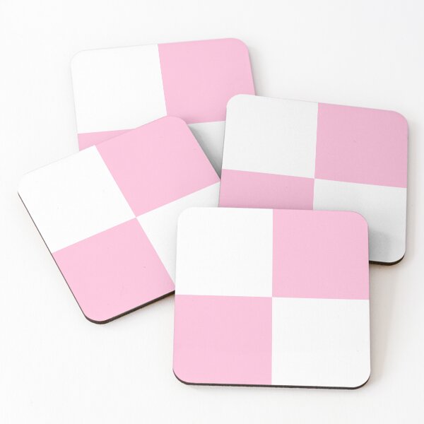 Item preview, Quarters - White and Cotton Candy Pink designed and sold by JustPatterns2.