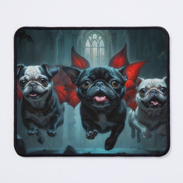 Item preview, Dracula Pugs designed and sold by AliceWhiteDF.