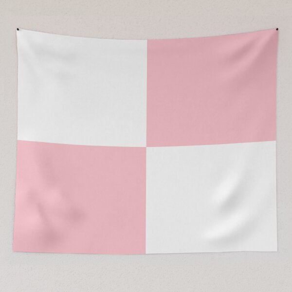 Item preview, Quarters - White and Pink designed and sold by JustPatterns2.