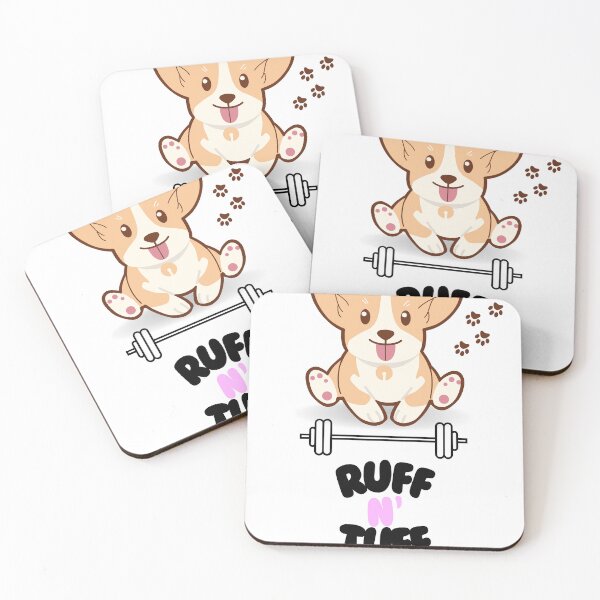Item preview, Ruff N' Tuff - Kawaii Gym Puppy designed and sold by brekotadesign.