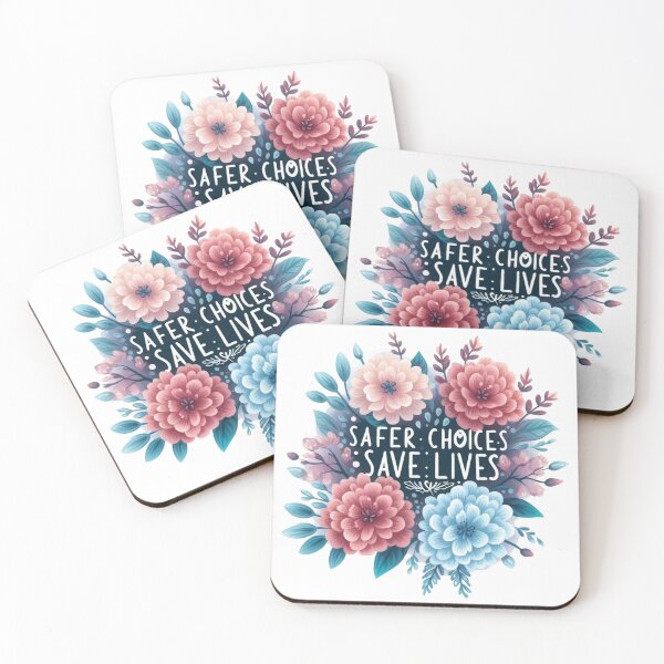 Item preview, Safer Choices Save Lives - Harm Reduction designed and sold by ZAIKY DREAMS.