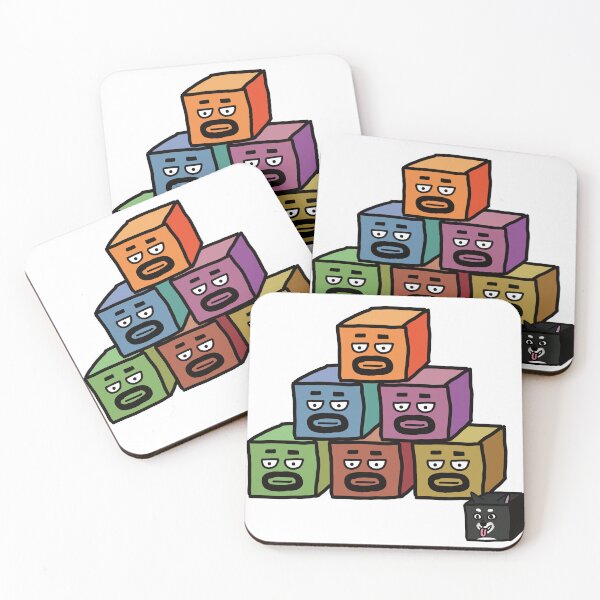 Item preview, Six middle-aged blocks w/ Shiba Inu designed and sold by EDOxMAN.