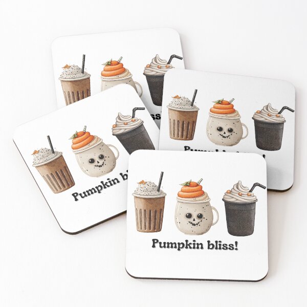 Item preview, Pumpkin, Witch, and Ghost Drinks: Fun Halloween Treats in a Cup designed and sold by natalidesign.