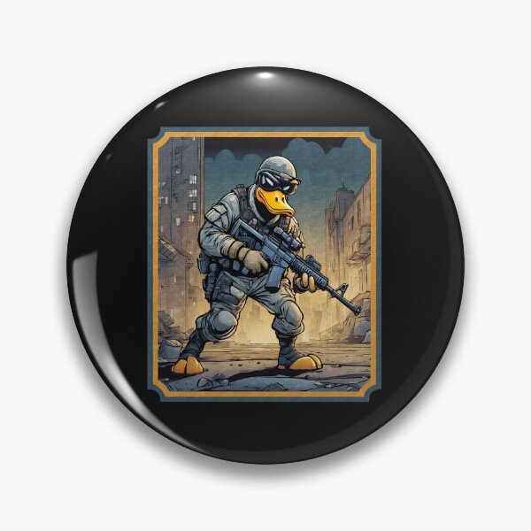 Item preview, Special forces duck  designed and sold by Eolithic.