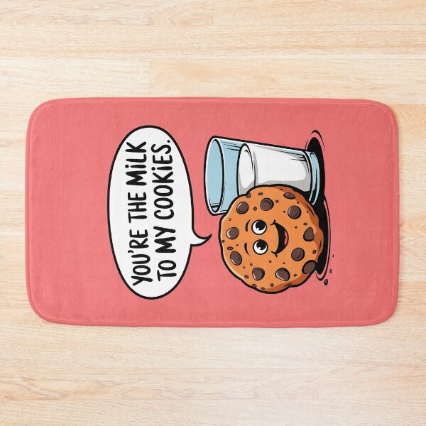 Item preview, You're The Milk To My Cookies Funny Food Quote designed and sold by TheArtOfPat.