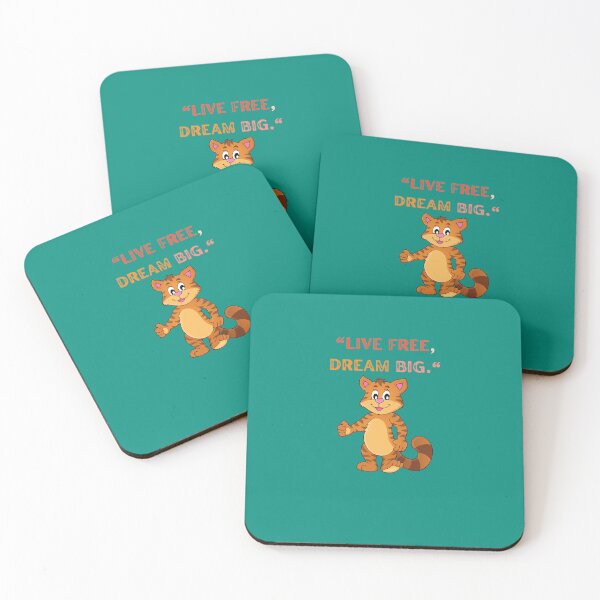 Item preview,  Funny Kool Cat Idea, LIVE FREE DREAM BIG designed and sold by Right-UR.