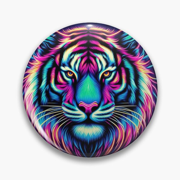 Item preview, vibrant neon wildlife artwork designed and sold by Dominika Farkašová.