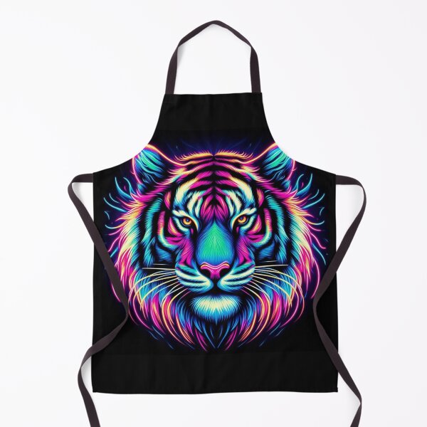Item preview, vibrant neon wildlife artwork designed and sold by Dominika Farkašová.