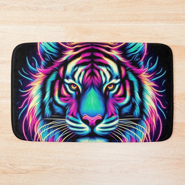 Item preview, vibrant neon wildlife artwork designed and sold by Dominika Farkašová.