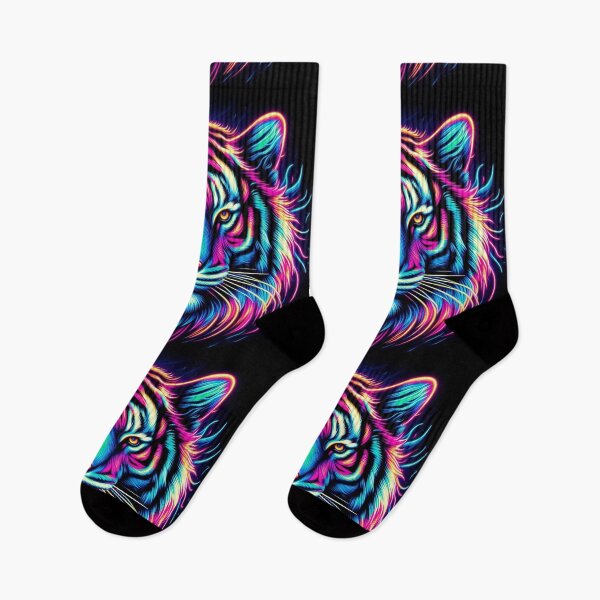 Item preview, vibrant neon wildlife artwork designed and sold by Dominika Farkašová.