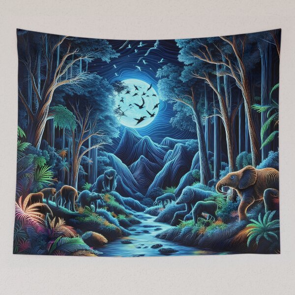 Item preview,  jungle night designed and sold by aliraweb.