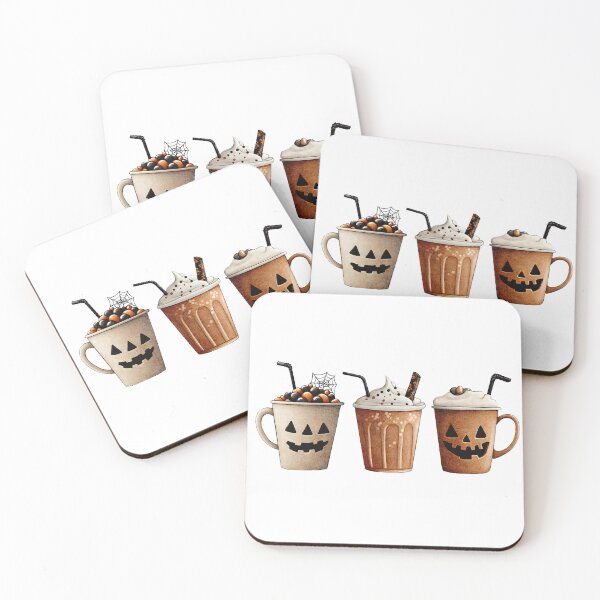 Item preview, Spooky Drink Designs: Ghost, Witch, and Pumpkin-Themed Festive Beverages designed and sold by natalidesign.