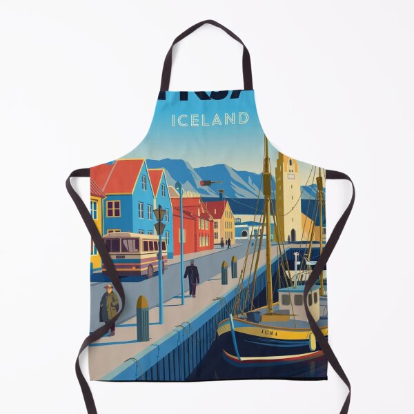 Item preview, Reykjavik designed and sold by retrotravelart.