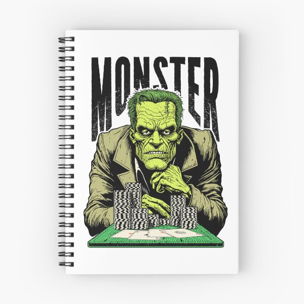 Item preview, Halloween Poker Funny Frankenstein Monster Hand Four Aces designed and sold by GrandeDuc.