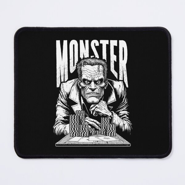 Item preview, Halloween Poker Funny Frankenstein Monster Hand Four Aces designed and sold by GrandeDuc.