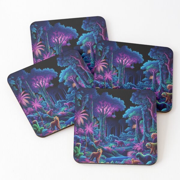 Item preview, glowing jungle designed and sold by aliraweb.