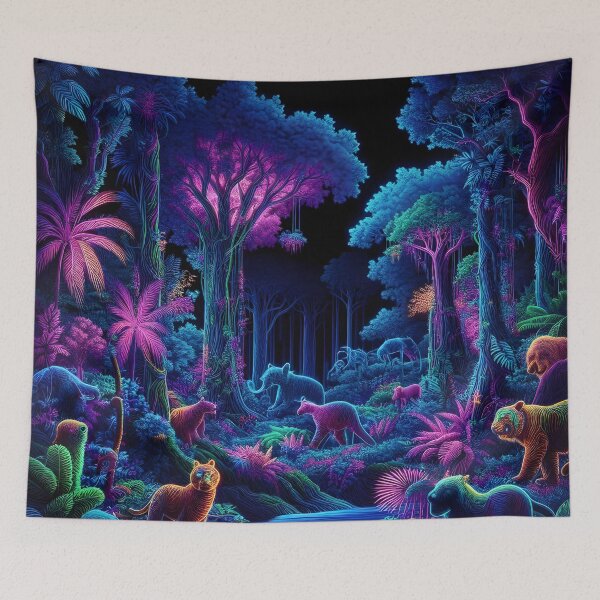 Item preview, glowing jungle designed and sold by aliraweb.