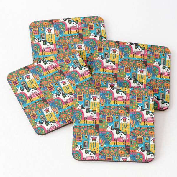 Item preview, Cow in the Countryside - Naive Art designed and sold by Piotrek0001.