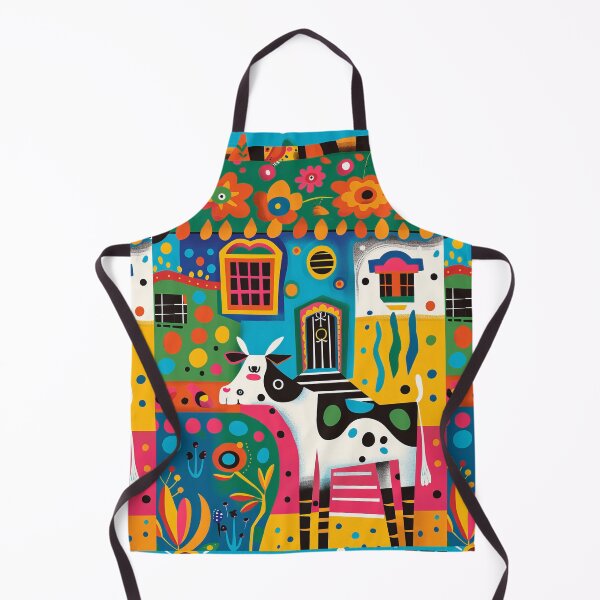 Item preview, Cow in the Countryside - Naive Art designed and sold by Piotrek0001.