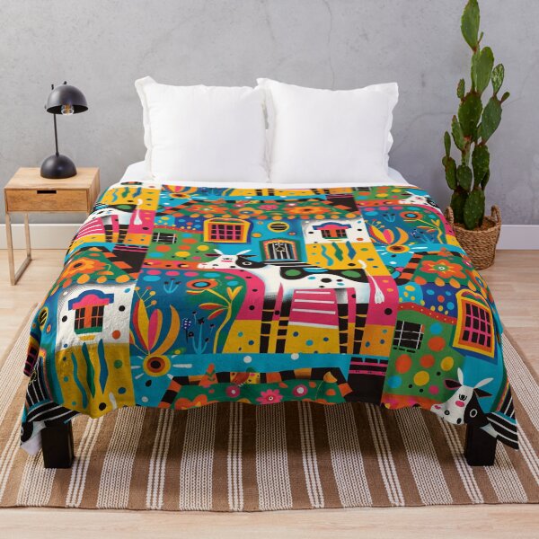 Item preview, Cow in the Countryside - Naive Art designed and sold by Piotrek0001.