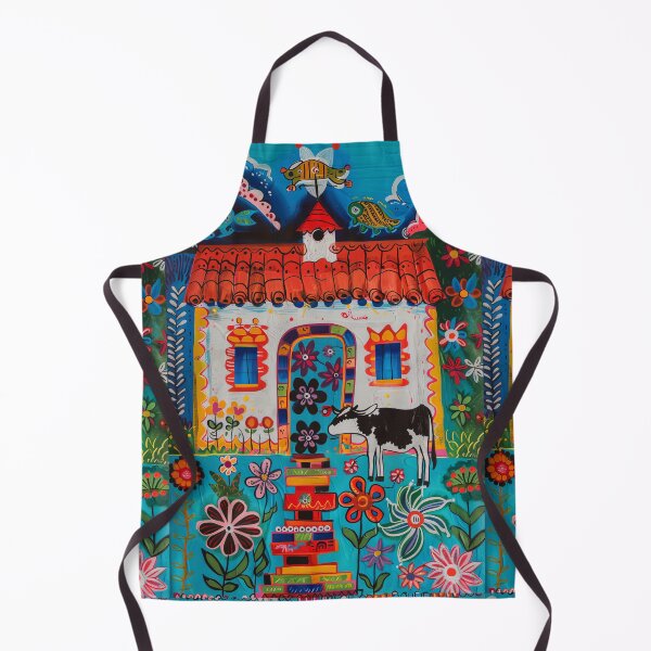 Item preview, Cow in the Countryside - Naive Art designed and sold by Piotrek0001.