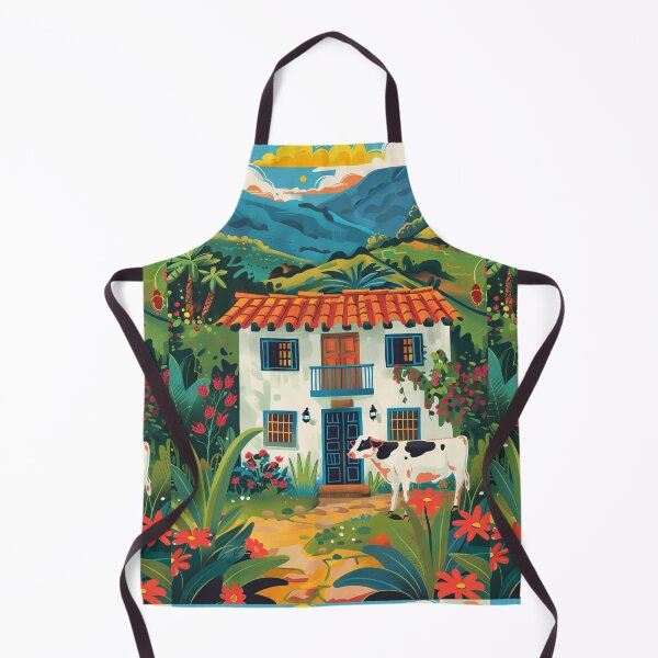 Item preview, Cow in the Countryside - Naive Art designed and sold by Piotrek0001.
