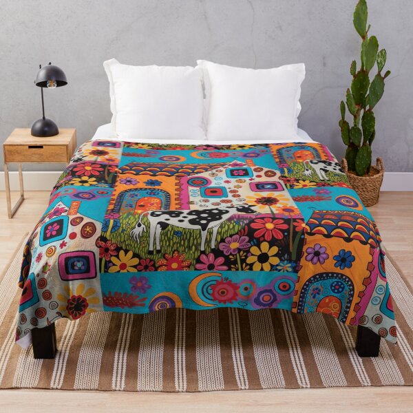 Item preview, Cow in the Countryside - Naive Art designed and sold by Piotrek0001.