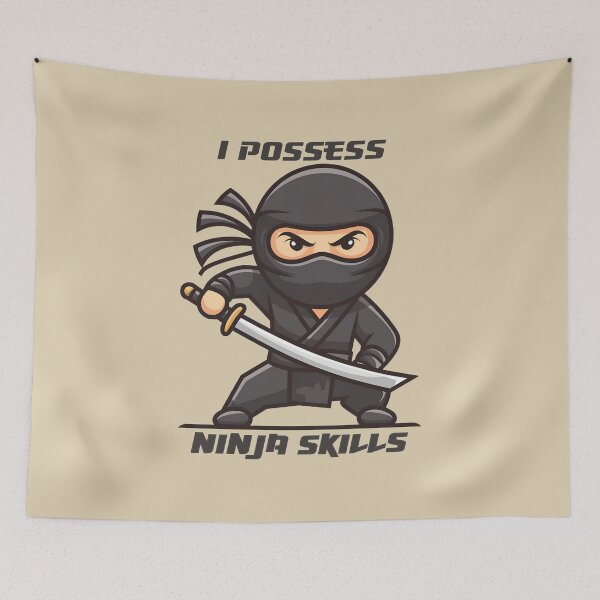 Item preview, Ninja skills. Some people operate at a higher level with Ninja-like calm, control and deadly skill designed and sold by hitNmiss.