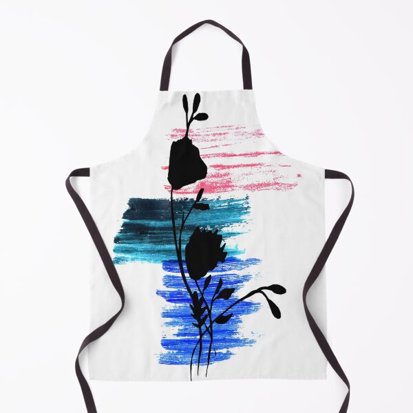 Item preview, Silhouette Flower on Brush Strokes designed and sold by Aithlin123.