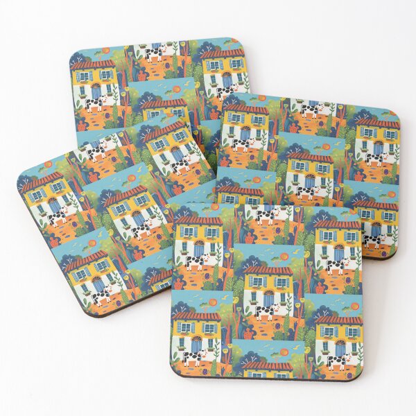 Item preview, Cow in the Countryside - Naive Art designed and sold by Piotrek0001.