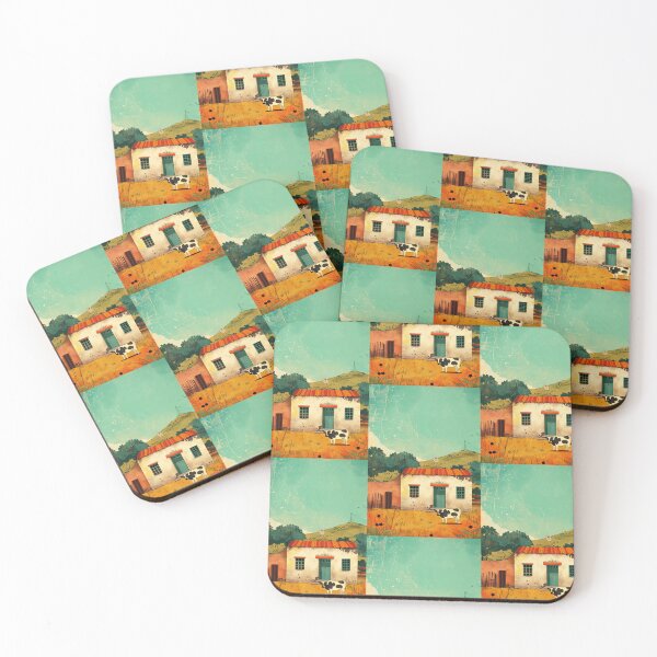 Item preview, Cow in the Countryside - Naive Art designed and sold by Piotrek0001.