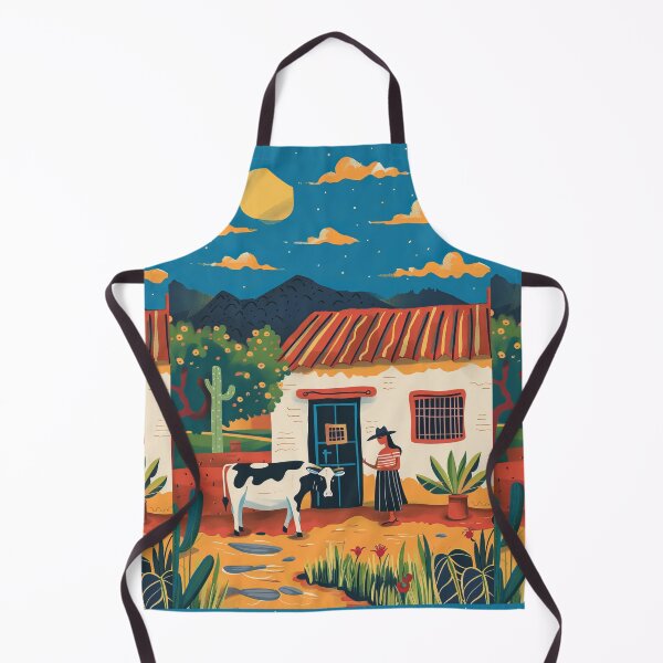 Item preview, Cow in the Countryside - Naive Art designed and sold by Piotrek0001.