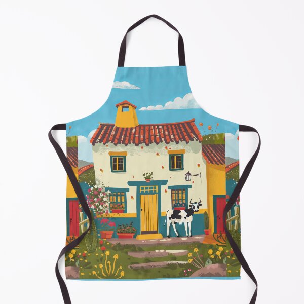Item preview, Cow in the Countryside - Naive Art designed and sold by Piotrek0001.