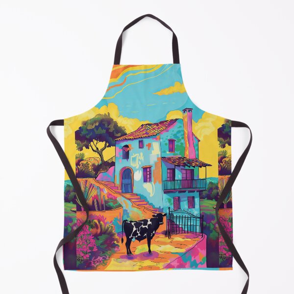 Item preview, Cow in the Countryside - Naive Art designed and sold by Piotrek0001.
