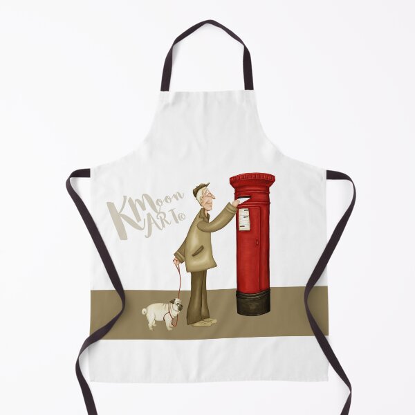 Item preview, Terry & Tinny The Pug (Post Box) designed and sold by kmoonart.