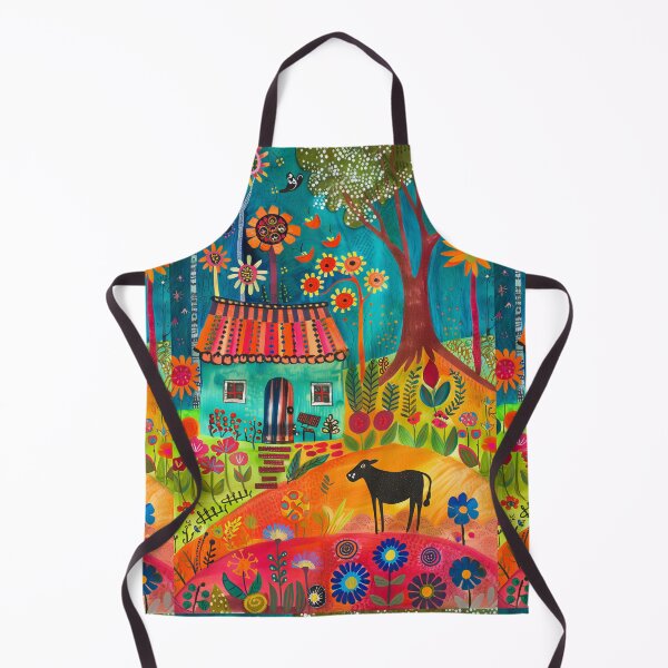 Item preview, Cow in the Countryside - Naive Art designed and sold by Piotrek0001.