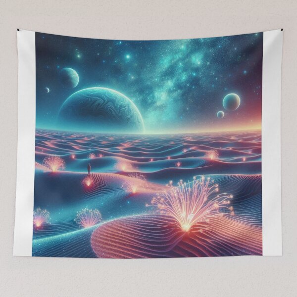 Item preview, Surreal cosmic desert landscape designed and sold by Dominika Farkašová.
