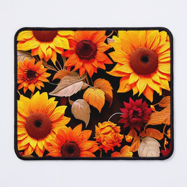 Item preview, A vibrant pattern of sunflowers  designed and sold by Tchoice.